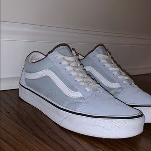 Old School baby blue Vans
